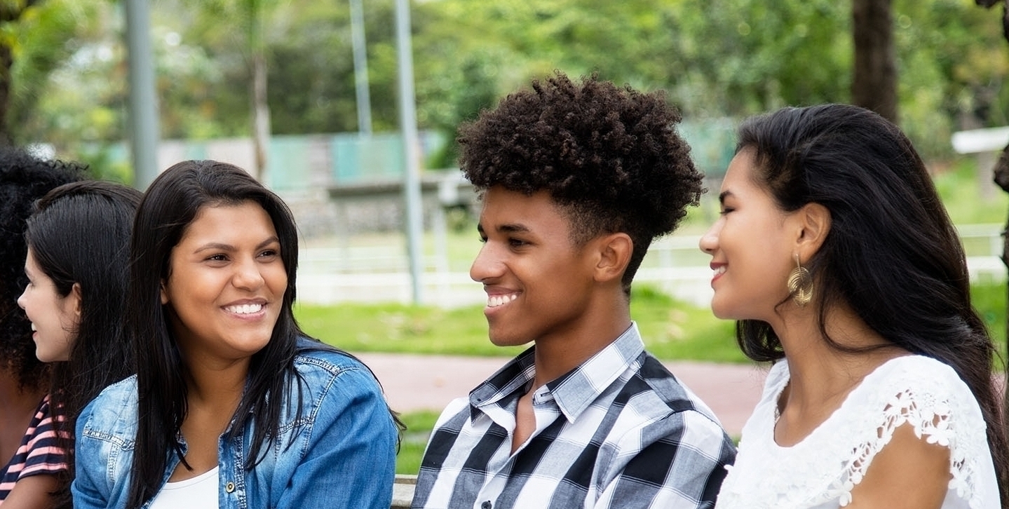 group of people smiling